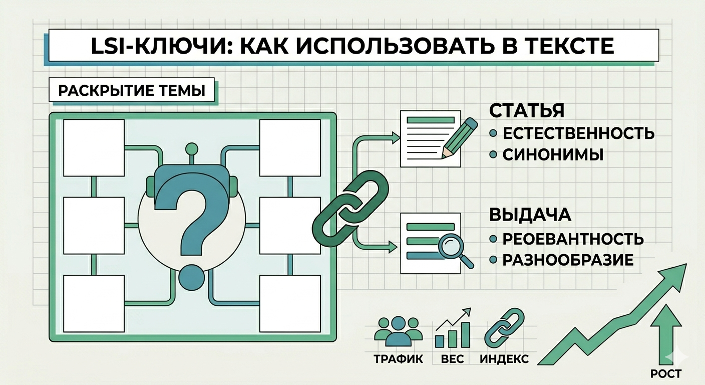 Как использовать LSI-ключи в тексте