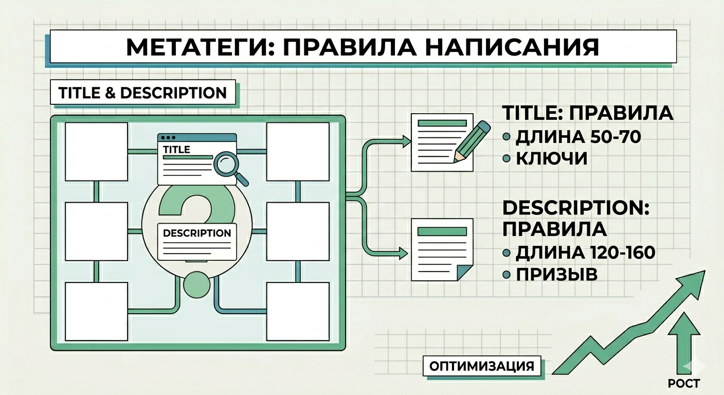 Метатеги: title и description, правила написания