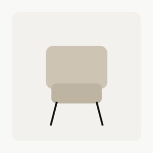Стул Dining Kave Home, бежевый