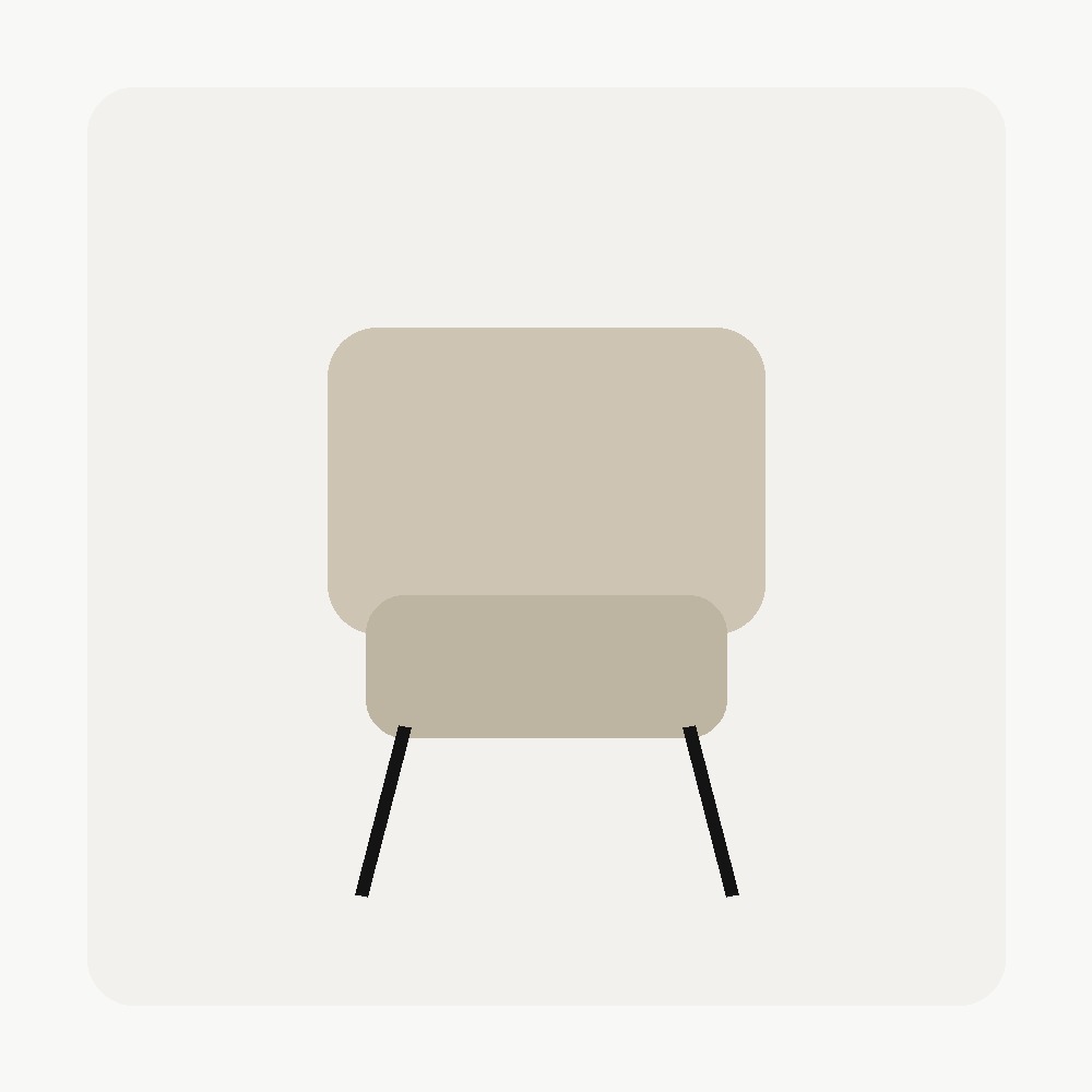 Стул Dining Kave Home, бежевый