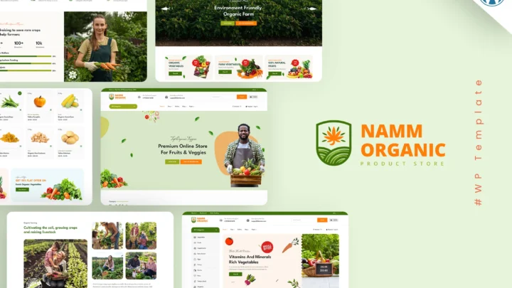 Namm — тема WordPress для органических продуктов и продуктовых магазинов