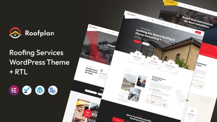 Roofplan строительный шаблоны для WordPress